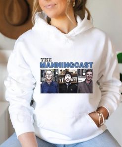 Aaron Rodgers Wearing Omaha Productions The Manningcast shirt