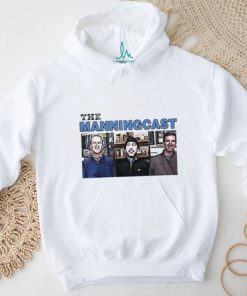 Aaron Rodgers Wearing Omaha Productions The Manningcast shirt