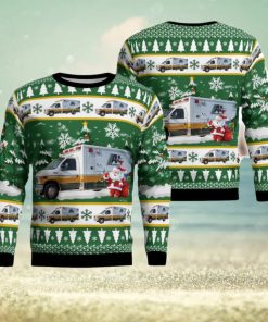 Acadian Ambulance Texas Ford E 450 Ambulance Ugly Christmas Sweater