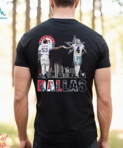 Adolis garcia Texas rangers & dak prescott Dallas Cowboys signatures shirt