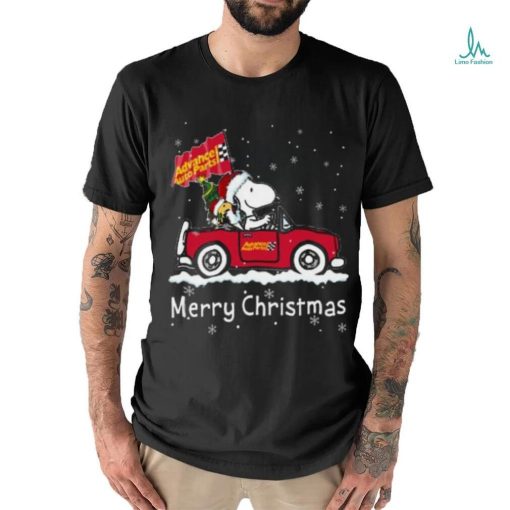 Advance auto parts Snoopy christmas shirt