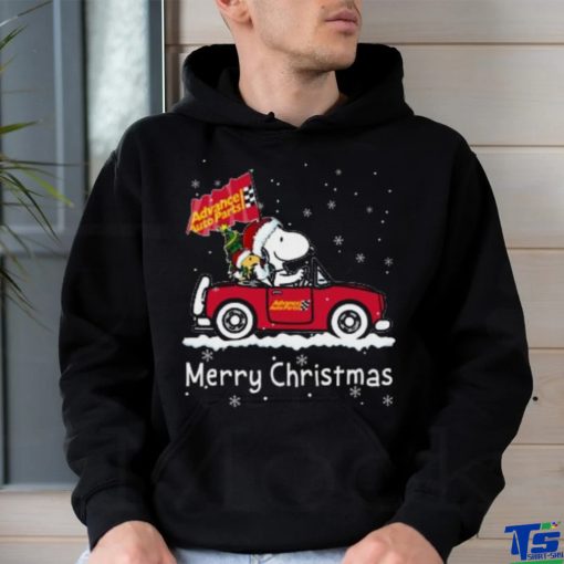 Advance auto parts Snoopy christmas shirt