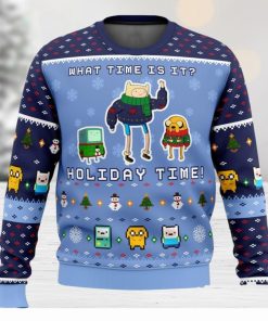 Adventure Time Christmas Time 3D Ugly Christmas Sweater Unisex Christmas Sweater For Men And Women