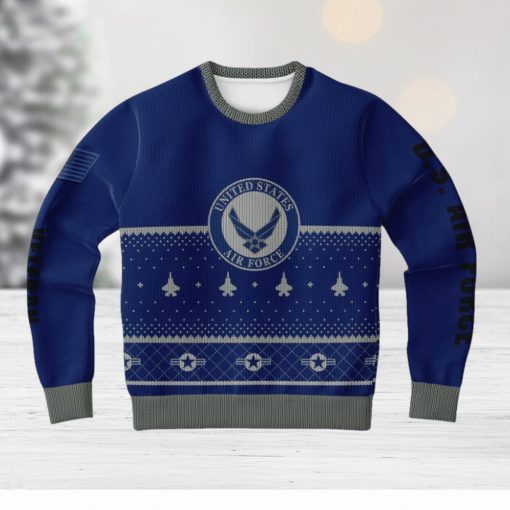 Air Force Veteran Ugly Sweater Sweatshirt