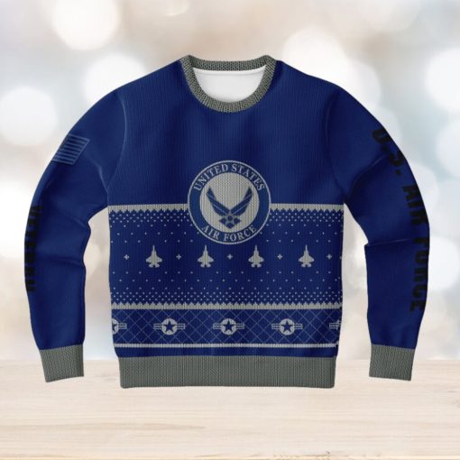 Air Force Veteran Ugly Sweater Sweatshirt