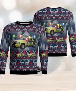 Aircraft Rescue and Firefighting Denver International Airport Knitted Christmas 3D Sweater