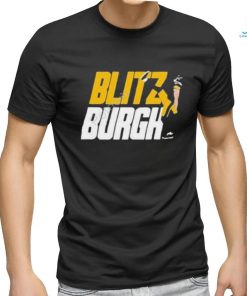 Aj Burnett Wearing Blitz Burgh Shirt