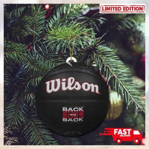 A’ja Wilson Las Vegas Aces 2023 WNBA Finals Champions Collector’s Edition Basketball Christmas Tree Decorations Ornament