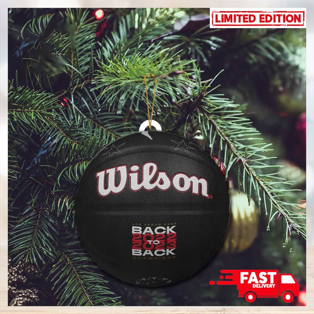 A’ja Wilson Las Vegas Aces 2023 WNBA Finals Champions Collector’s Edition Basketball Christmas Tree Decorations Ornament A’ja Wilson Las Vegas Aces 2023 WNBA Finals Champions Collector’s Edition Basketball Christmas Tree Decorations Ornament