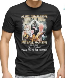 Al Bus Dumbledore Michael Gambon 1940 2023 Thank You For The Memories Signatures Shirt