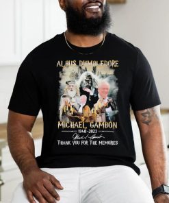 Al Bus Dumbledore Michael Gambon 1940 2023 Thank You For The Memories Signatures Shirt