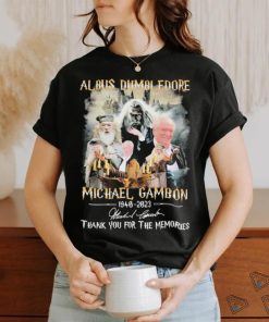 Al Bus Dumbledore Michael Gambon 1940 2023 Thank You For The Memories Signatures Shirt