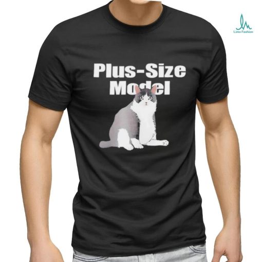 Alan Roberts Wearing Plus Size Model Cade Cat T Shirts