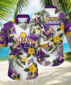 Albany Great Danes NCAA Hawaiian Shirt Sea Breezetime Aloha Shirt