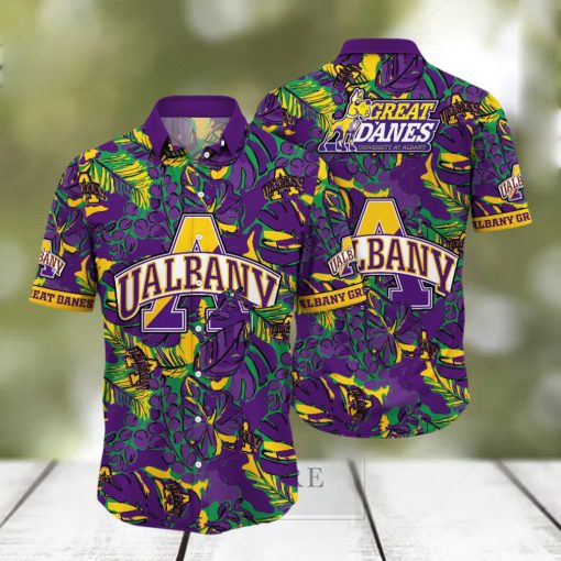 Albany Great Danes NCAA Hawaiian Shirt Vacation Spots Aloha Shirt