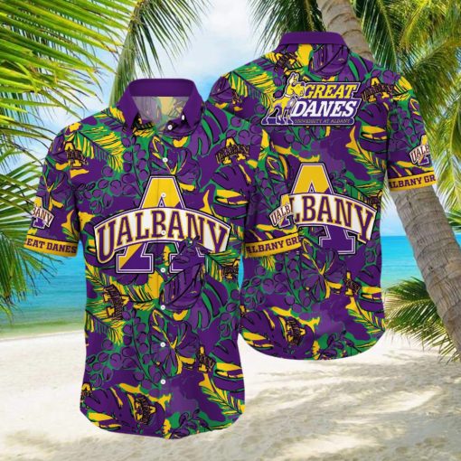 Albany Great Danes NCAA Hawaiian Shirt Vacation Spots Aloha Shirt