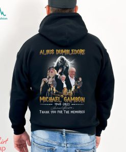 Albus Dumbledore Michael Gambon 1940 – 2023 Signature Thank You For The Memories Unisex T Shirt