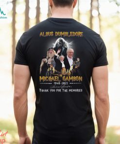 Albus Dumbledore Michael Gambon 1940 – 2023 Signature Thank You For The Memories Unisex T Shirt