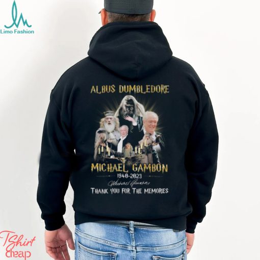 Albus Dumbledore Michael Gambon 1940 – 2023 Thank You For The Memories T Shirt
