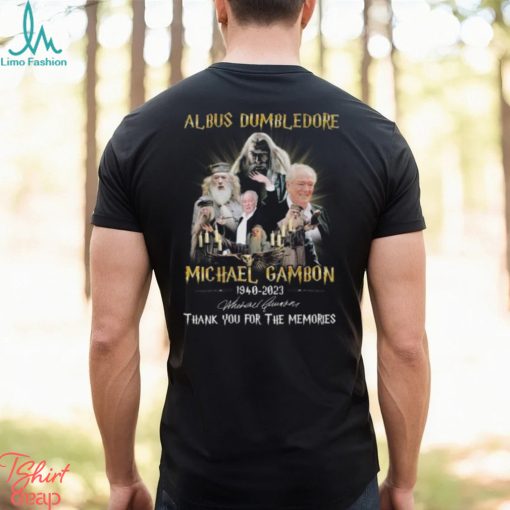Albus Dumbledore Michael Gambon 1940 – 2023 Thank You For The Memories T Shirt