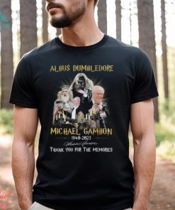 Albus Dumbledore Michael Gambon 1940 – 2023 Thank You For The Memories T Shirt