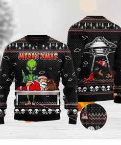 Alien Merry Xmas Ugly Christmas Sweater For Men & Women