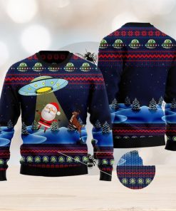 Alien Santa Ugly Christmas Sweater AOP All Over Printed Sweater