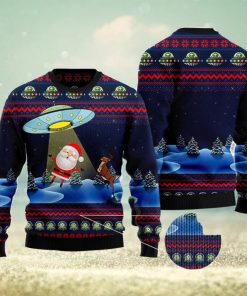 Alien Santa Ugly Christmas Sweater AOP All Over Printed Sweater