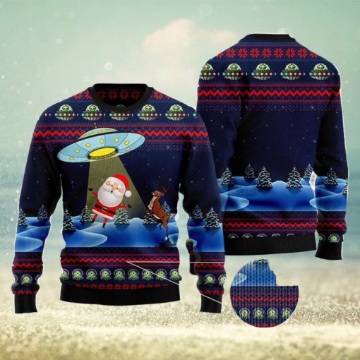 Alien Santa Ugly Christmas Sweater AOP All Over Printed Sweater