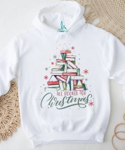 All Booked For Christmas Cute Bookworm shirt