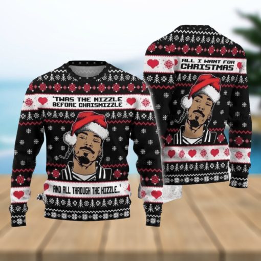 All I Want For Xmas Is Snoop Dogg Ugly Xmas Sweater