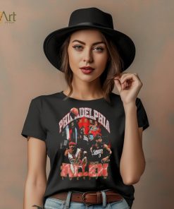 Allen Iverson Philadelphia 76ers Mitchell & Ness Hardwood Classics Bling Concert Player T Shirt
