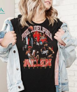 Allen Iverson Philadelphia 76ers Mitchell & Ness Hardwood Classics Bling Concert Player T Shirt
