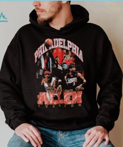 Allen Iverson Philadelphia 76ers Mitchell & Ness Hardwood Classics Bling Concert Player T Shirt