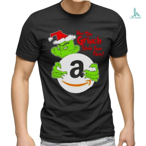 Amazon how the Grinch stole your face christmas shirt