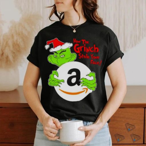 Amazon how the Grinch stole your face christmas shirt