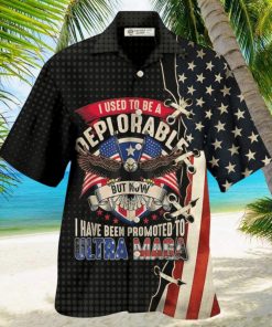 America I Used To Be A Deplorable Hawaiian Shirt