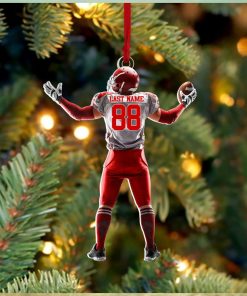 American Football Player Ornament Gift For Football Lovers Custom Gift For Football Player