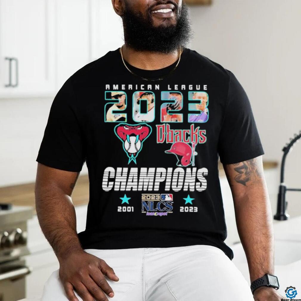 American League 2023 Arizona Dbacks Champions 2023 NLCS loanDepot T Shirt American League 2023 Arizona Dbacks Champions 2023 NLCS loanDepot T Shirt