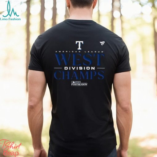 American League West Division 2023 Texas Rangers Champions Postseason Shirt