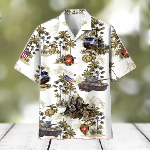 American Pride High Quality US Navy Hawaiian Shirt Veteran