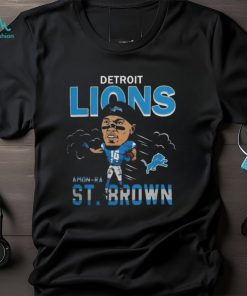 Amon Ra St. Brown Detroit Lions E Caricature Player Shirt