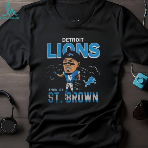 Amon Ra St. Brown Detroit Lions E Caricature Player Shirt