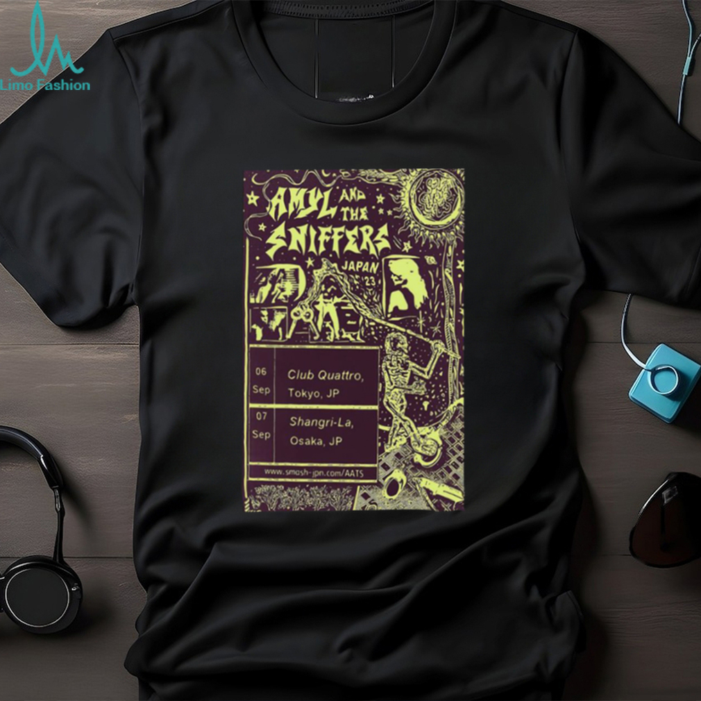 Amyl and the sniffers 2023 Japan tour poster shirt Amyl and the sniffers 2023 Japan tour poster shirt