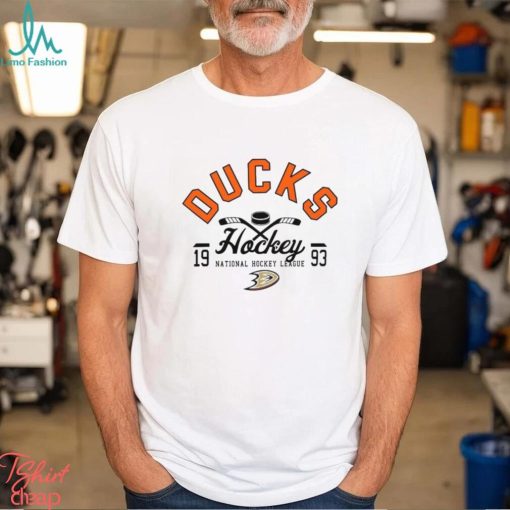 Anaheim Ducks Half Puck National Hockey League 1993 Shirt