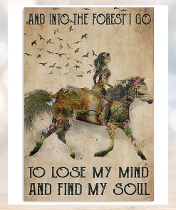 And Into The Forest I Go To Lose My Mind Vertical Poster