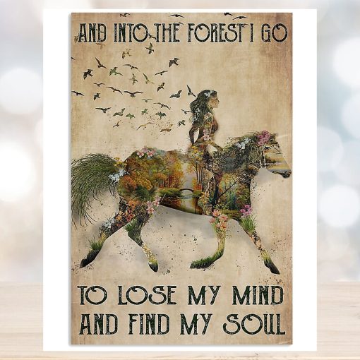 And Into The Forest I Go To Lose My Mind Vertical Poster