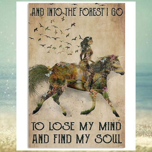 And Into The Forest I Go To Lose My Mind Vertical Poster