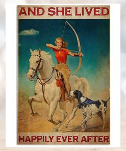 And She Lived Happily Ever After Vertical Poster