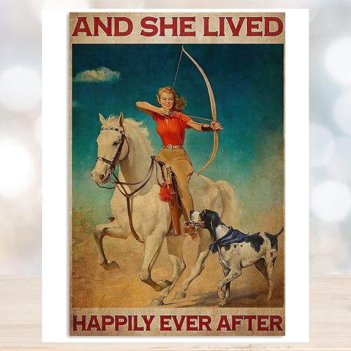 And She Lived Happily Ever After Vertical Poster